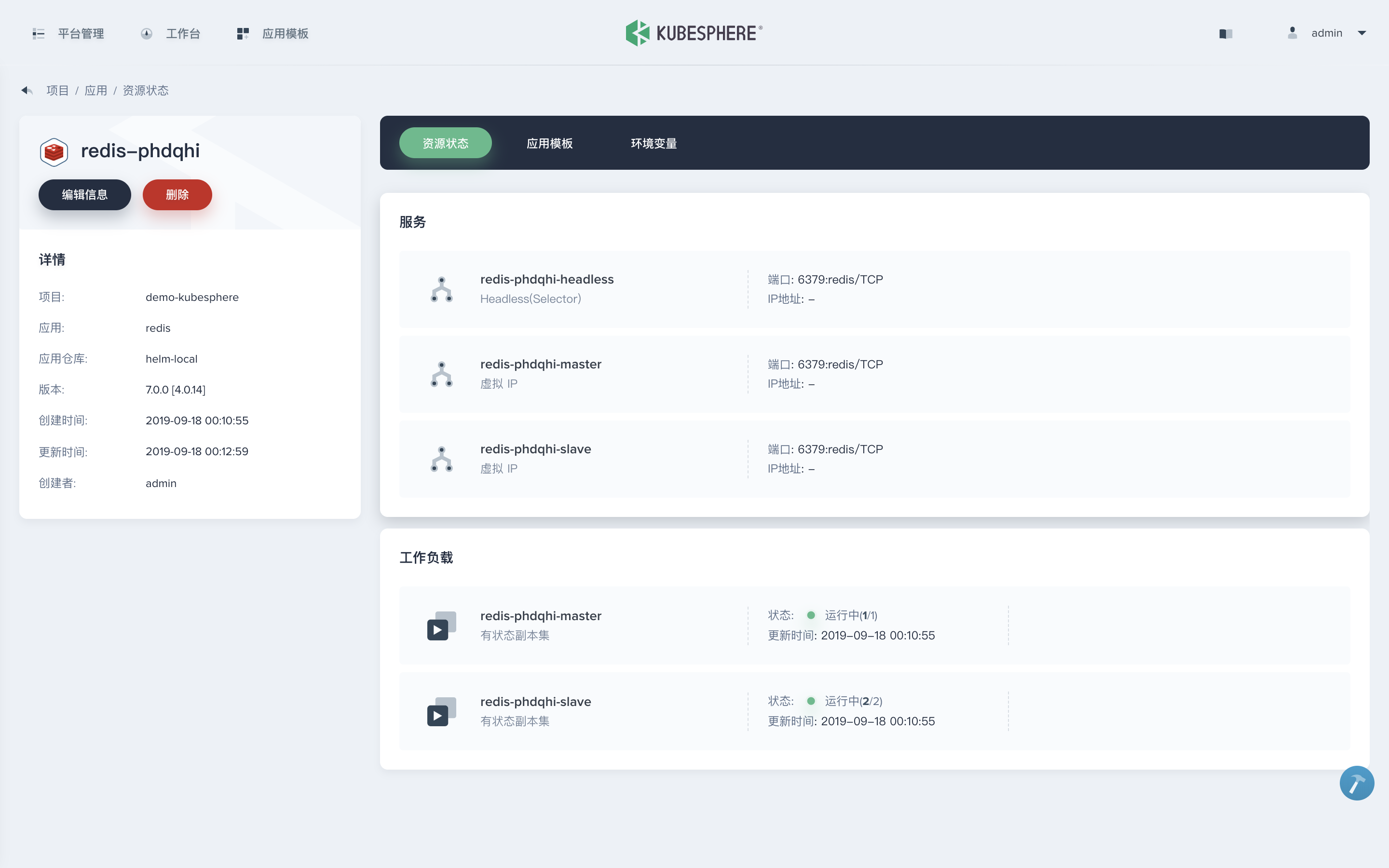 基于 Local Helm Repo 快速搭建应用仓库部署 Redis - 图7