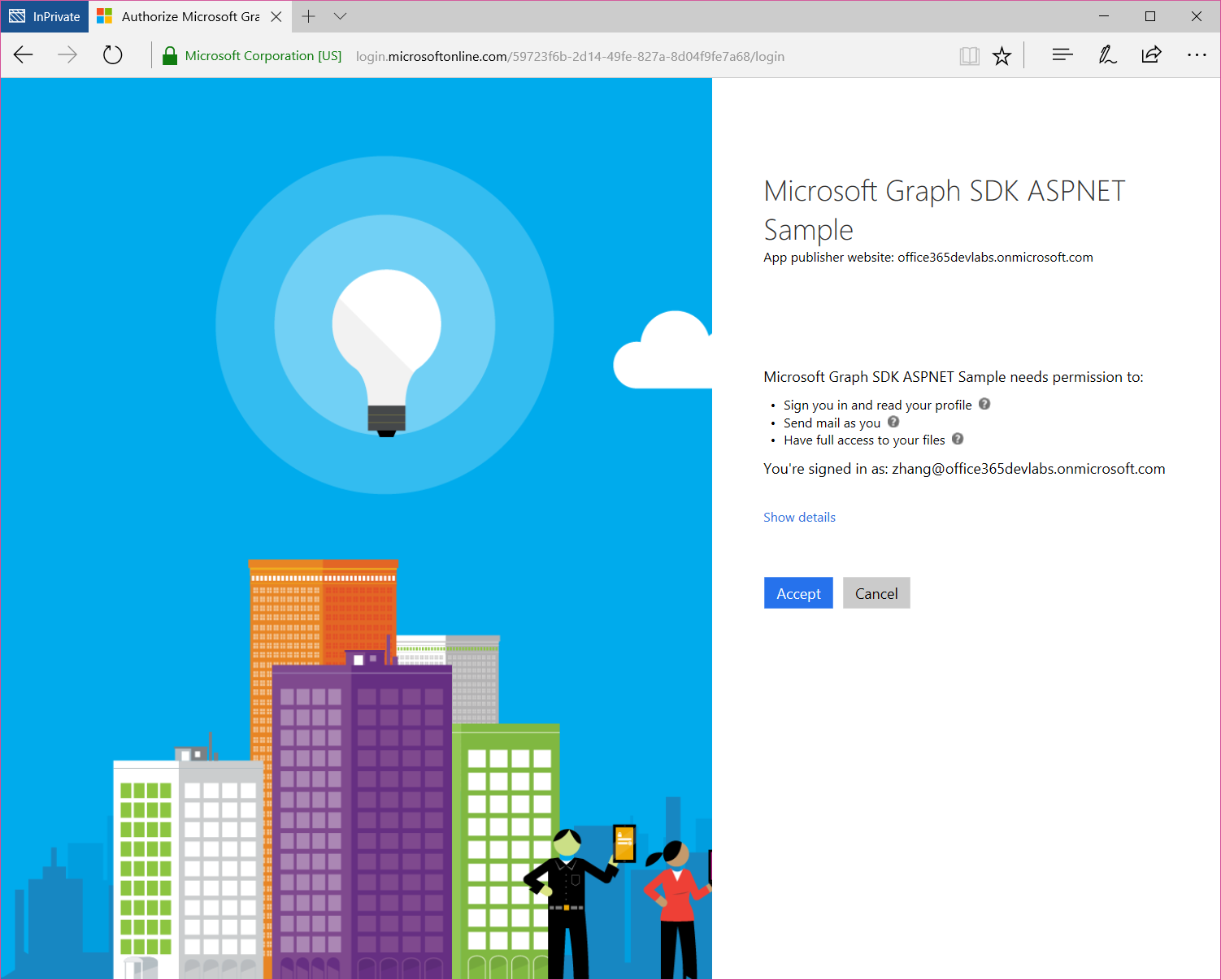 Microsoft Graph  Web应用程序极致开发体验 - 图7